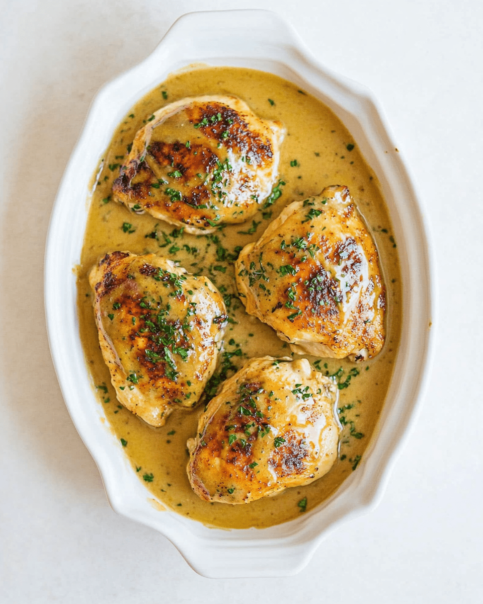 Creamy Honey Mustard Chicken