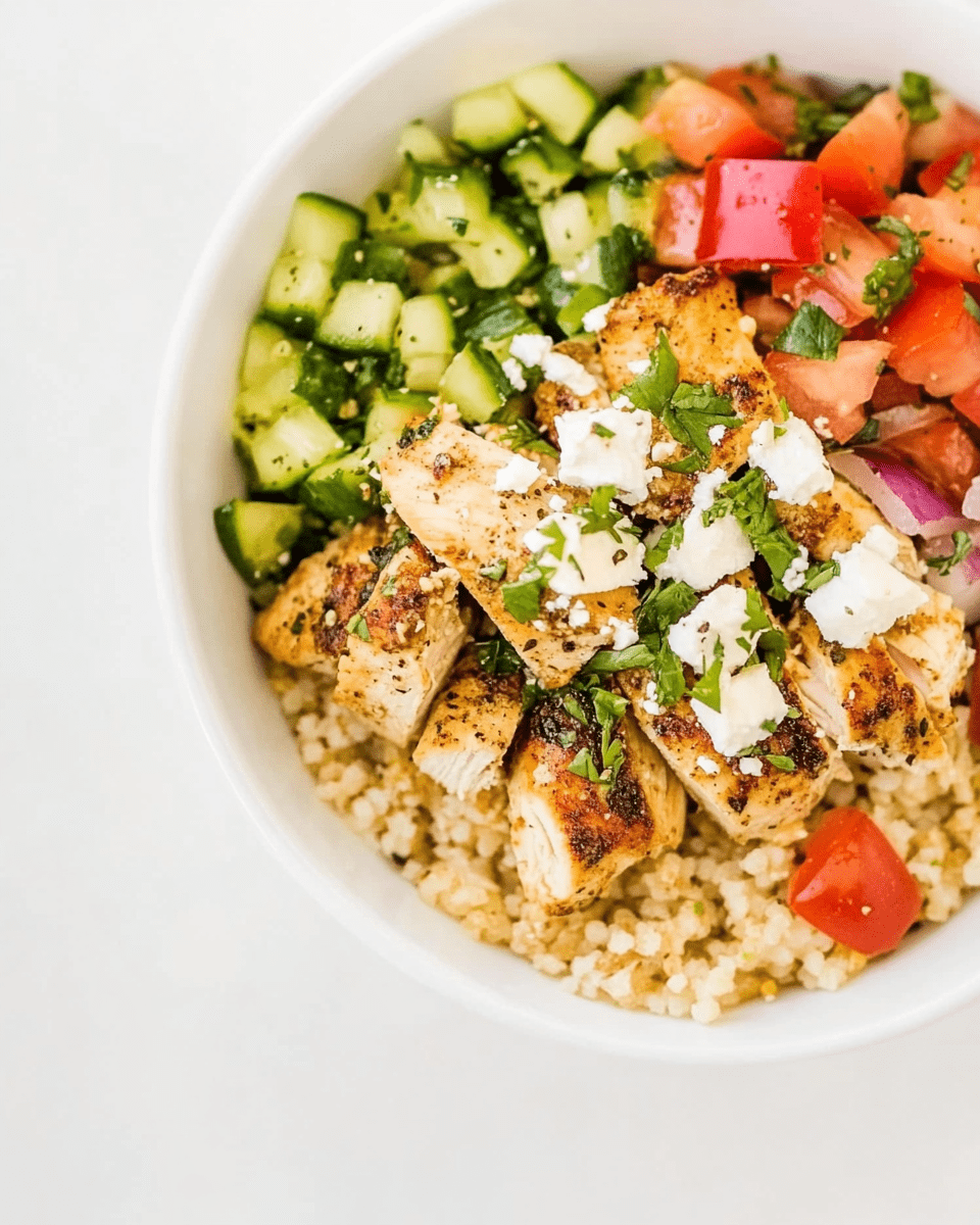 Greek Chicken Bowls