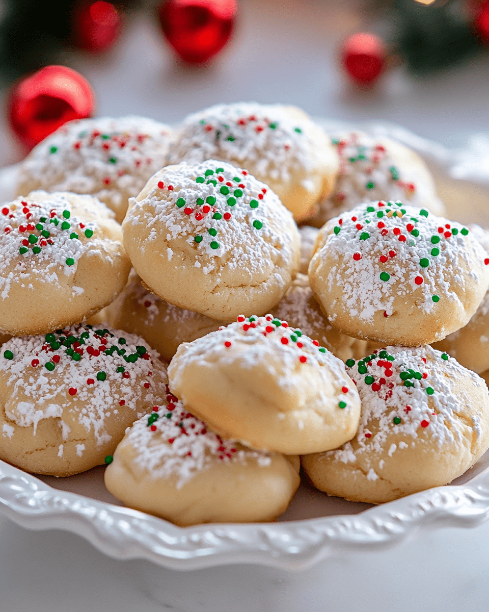 Italian Ricotta Christmas Cookies