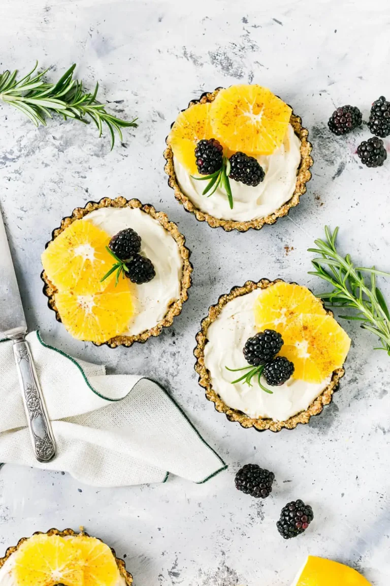 Citrus Berry Cream Cheese Tartlet