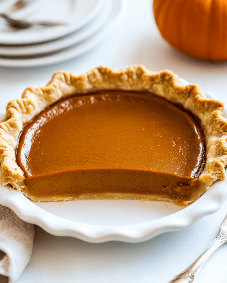 5-Ingredient Easy Pumpkin Pie