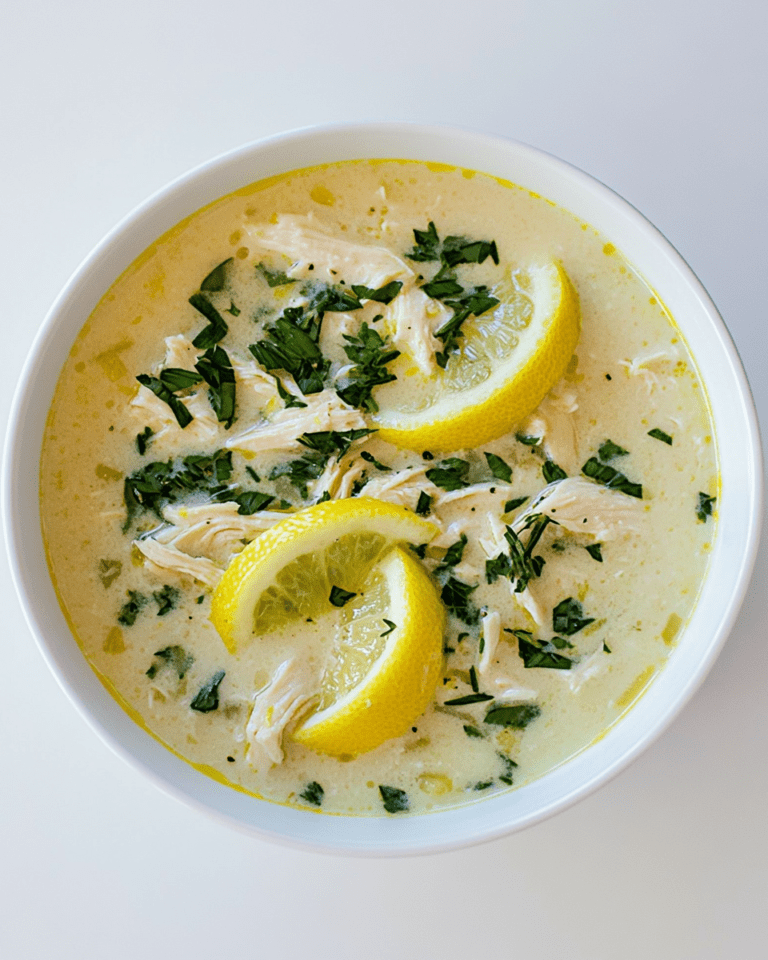 Avgolemono Soup (Greek Lemon Chicken Soup)