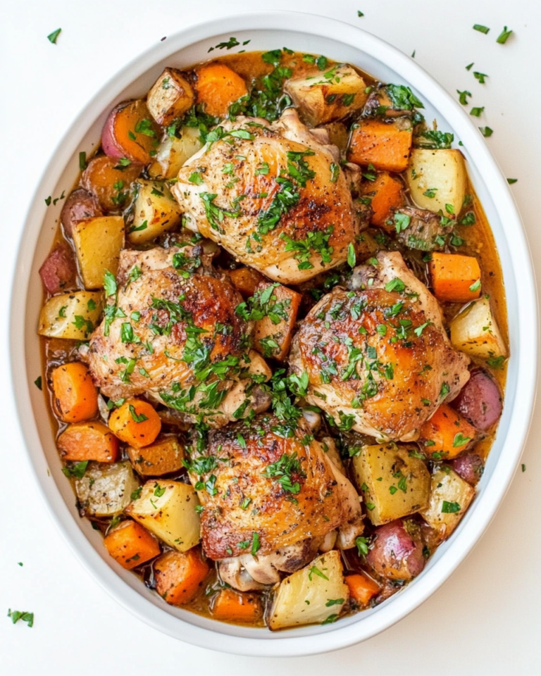 Braised Chicken Thighs with Vegetables