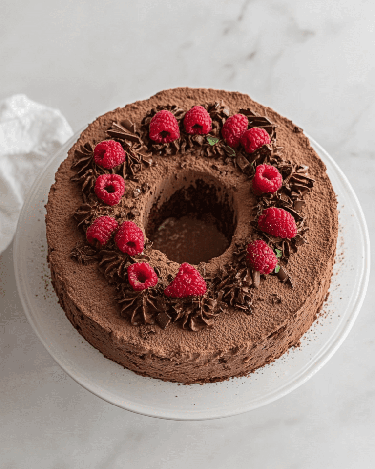 Chocolate Angel Food Cake