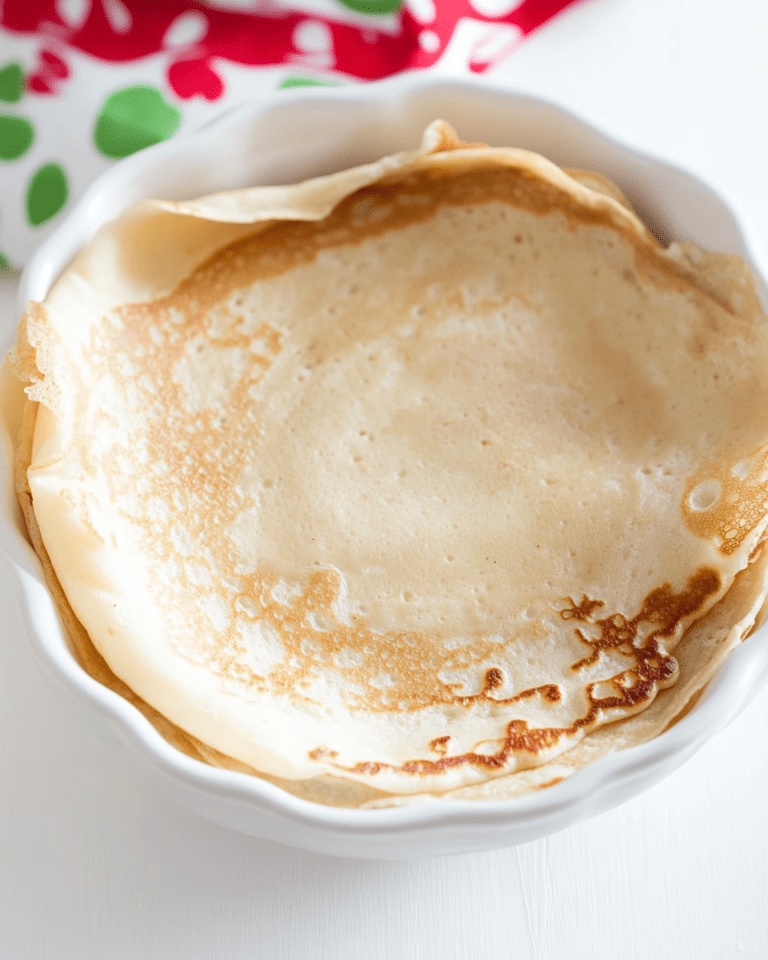 Healthy Oat Crepes