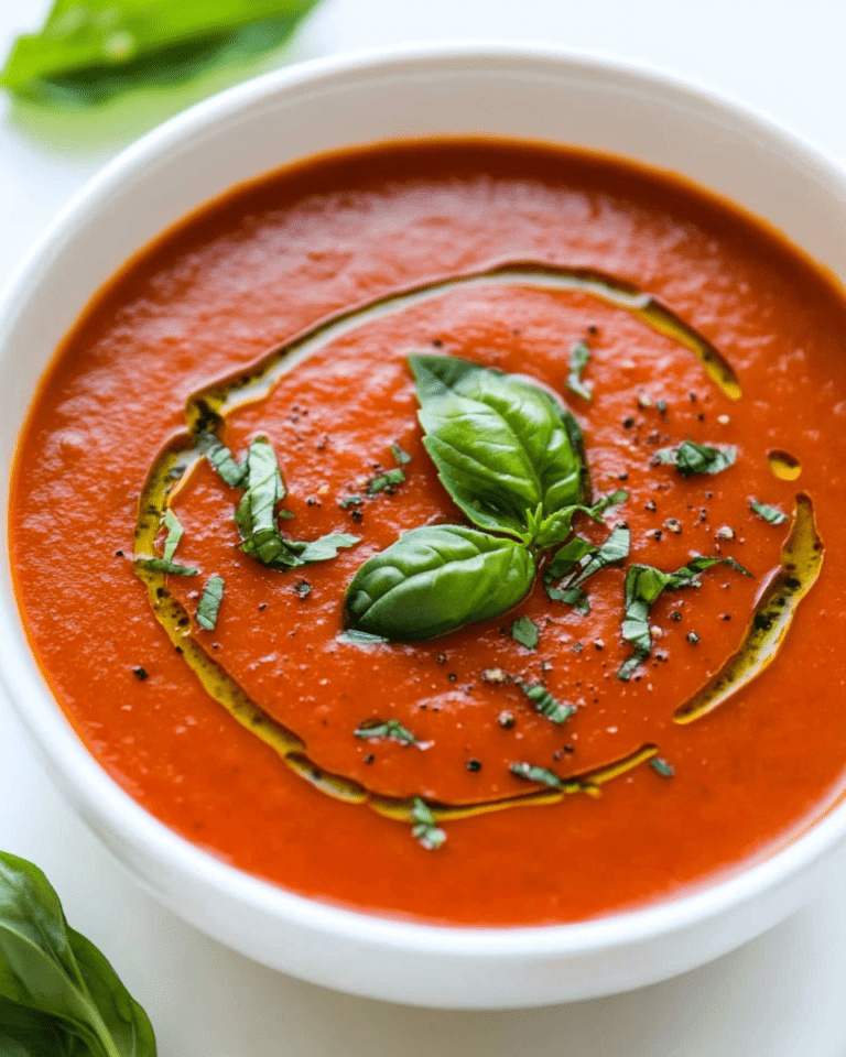 Roasted Tomato Basil Soup