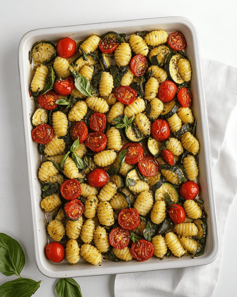 Sheet Pan Gnocchi with Zucchini and Tomatoes