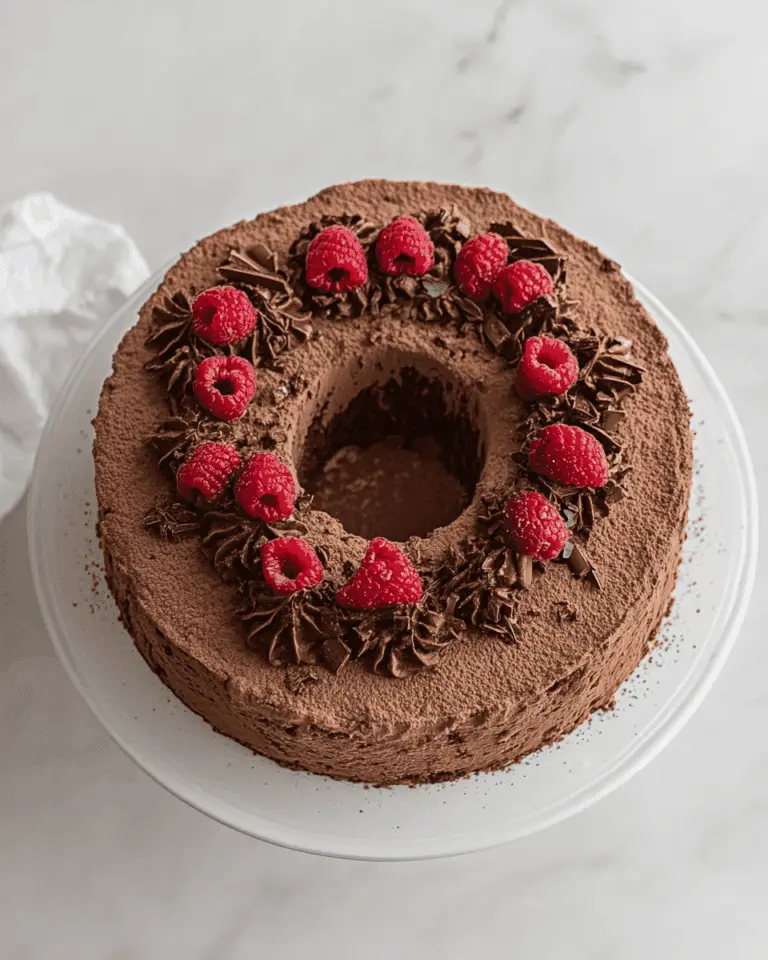 Chocolate Angel Food Cake