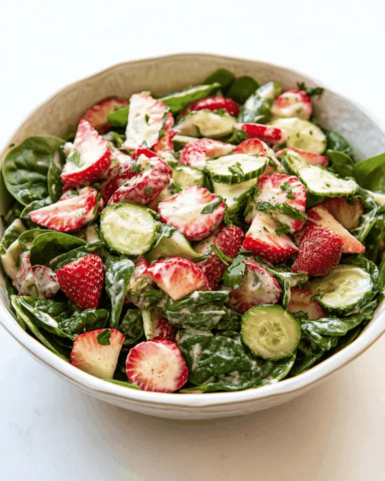 Easy Strawberry Spinach Salad