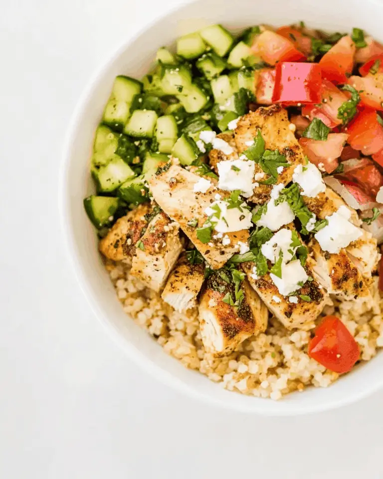 Greek Chicken Bowls
