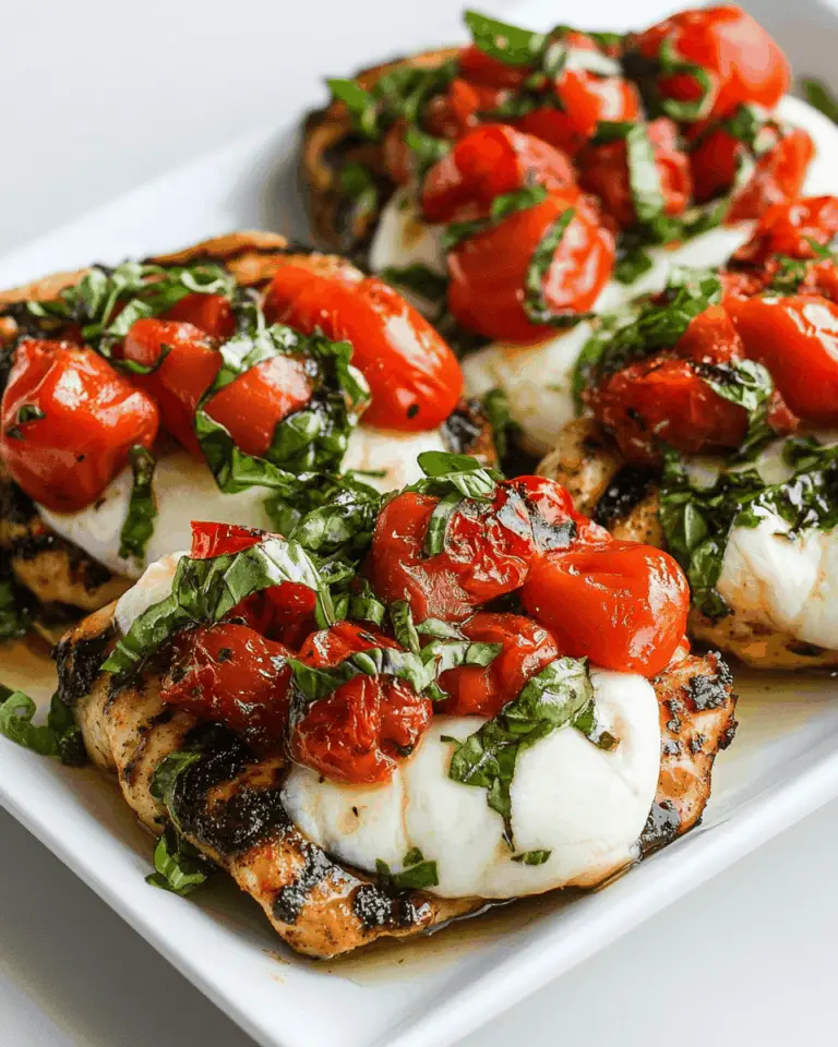 Grilled Chicken Margherita