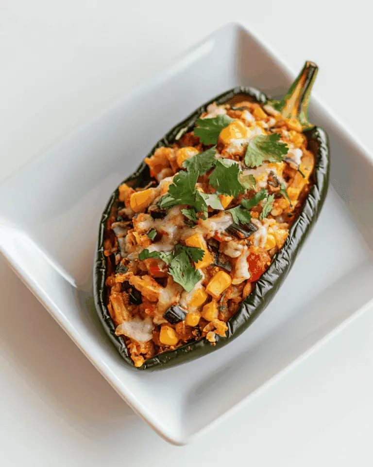 Stuffed Poblano Peppers