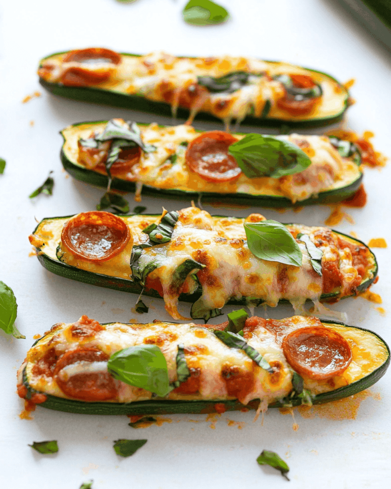 Zucchini Pizza Boats