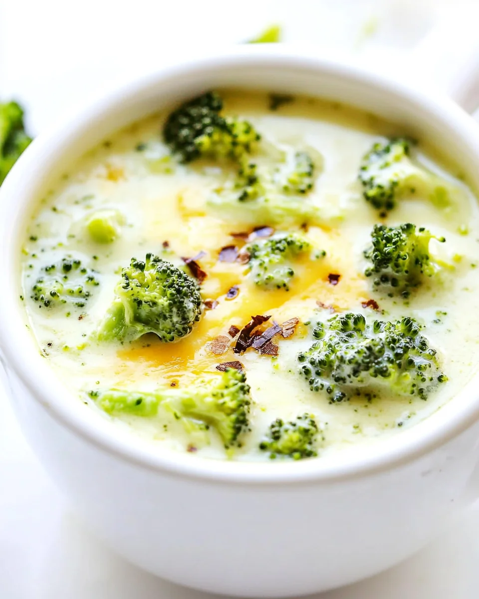 Simple Broccoli Cheese Soup With 5 Ingredients - additional image