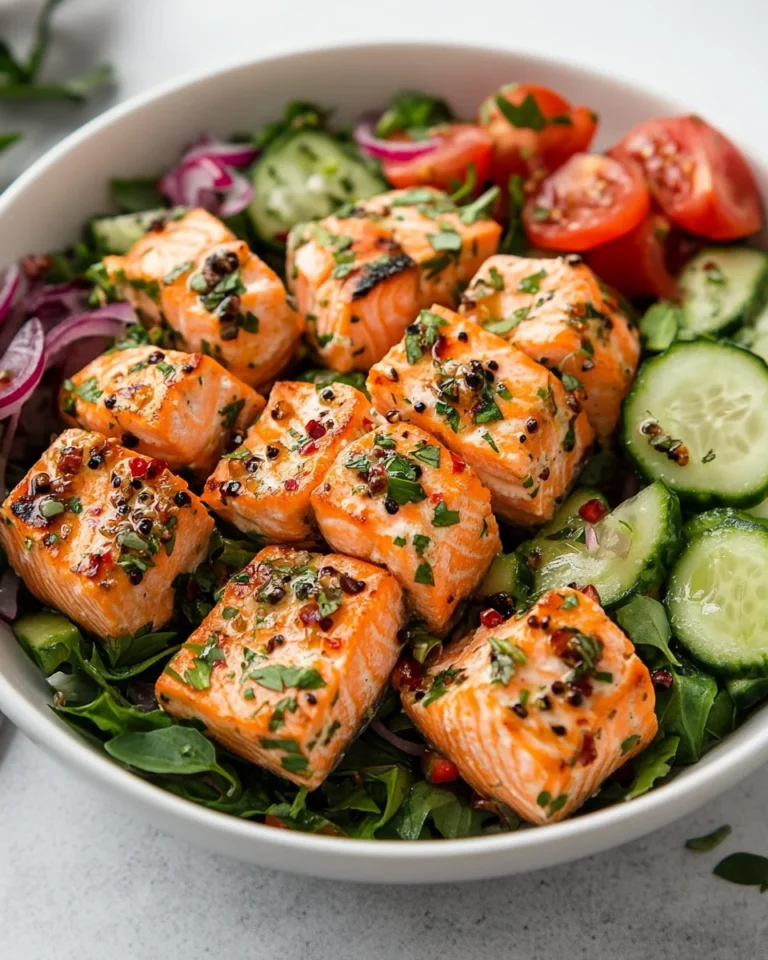 Easy Flavor-Packed Salmon Salad: A Healthy Weeknight Dinner