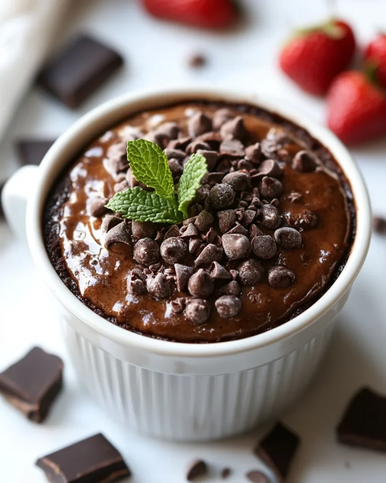 Easy Mint Chocolate Mug Cake That’s Better Than Takeout