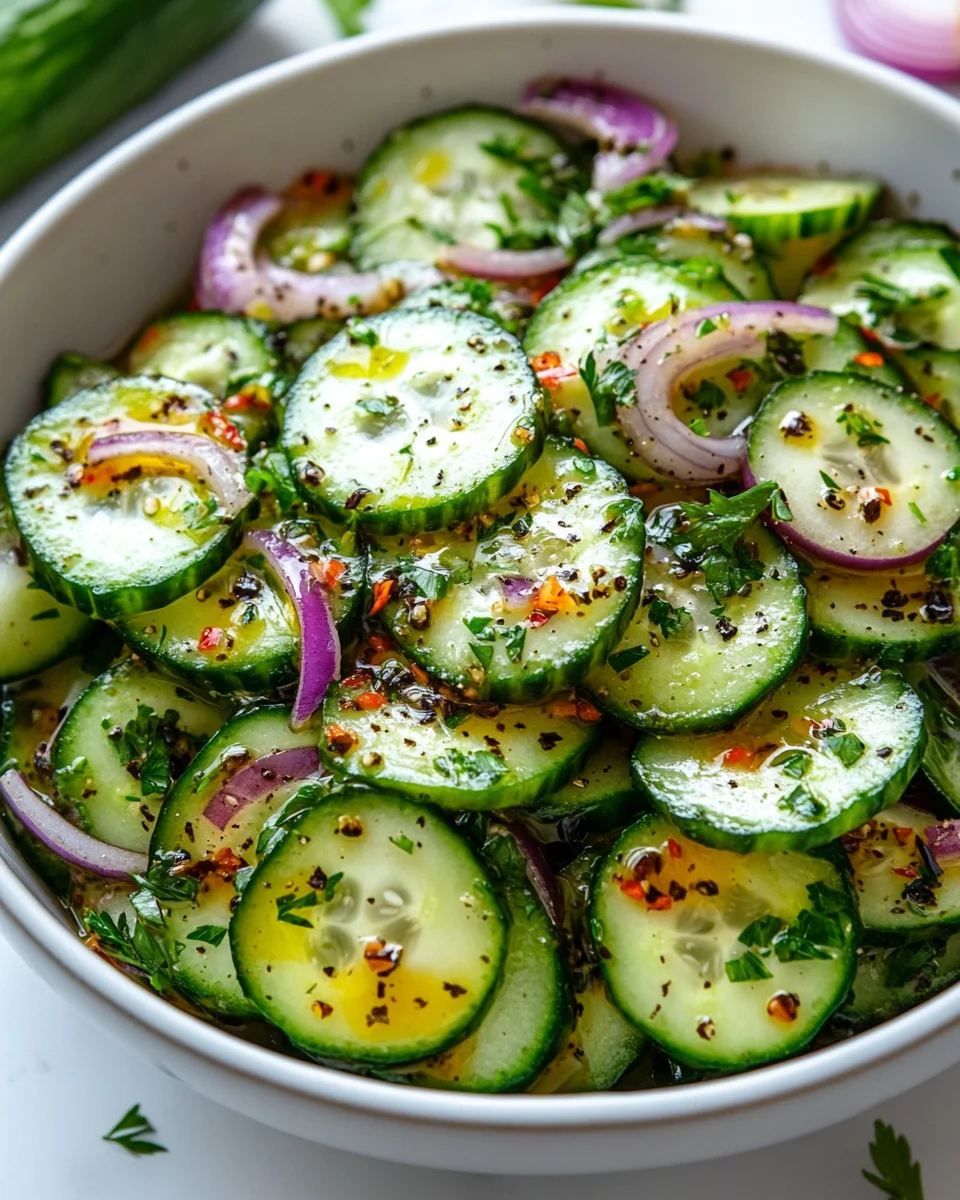 Easy Flavor-Packed Cucumber Salad for a Quick Weeknight Dinner