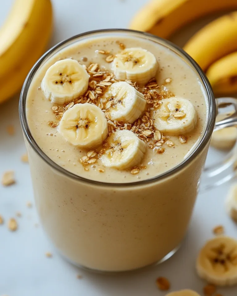 Creamy Banana Smoothie: Easy, Flavor-Packed Weeknight Treat