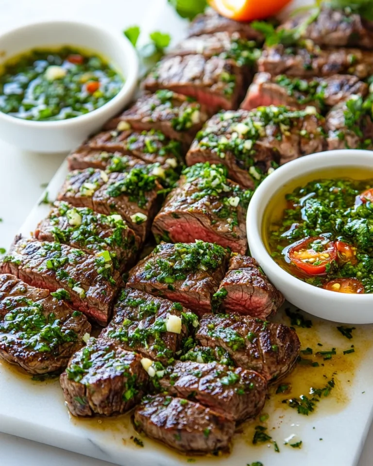Flavor-Packed Skirt Steak with Chimichurri Sauce for a Weeknight Dinner