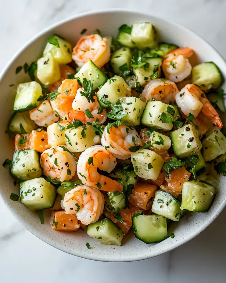 Easy Cucumber Shrimp Salad for a Flavor-Packed Weeknight Dinner