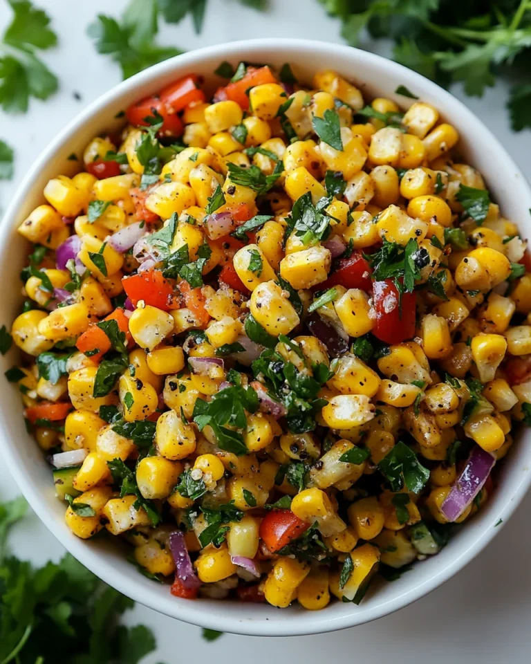 Easy Flavor-Packed Corn Salad for a Cozy Weeknight Dinner