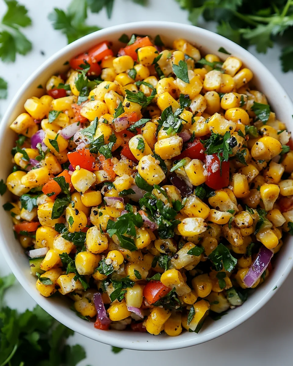 Easy Flavor-Packed Corn Salad for a Cozy Weeknight Dinner