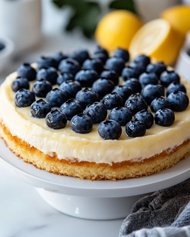 Easy Lemon Blueberry Cake for a Cozy Weeknight Dessert
