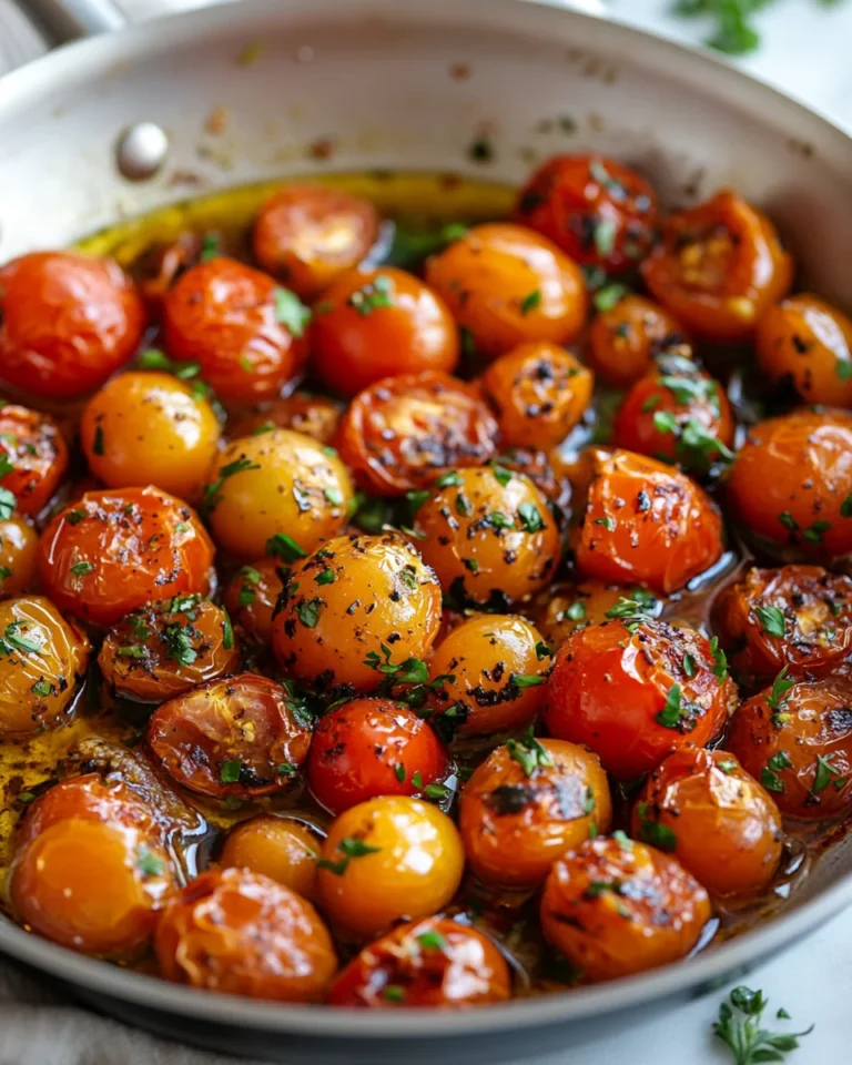 Blistered Tomatoes: A Quick and Easy One-Pot Recipe for Weeknight Dinners