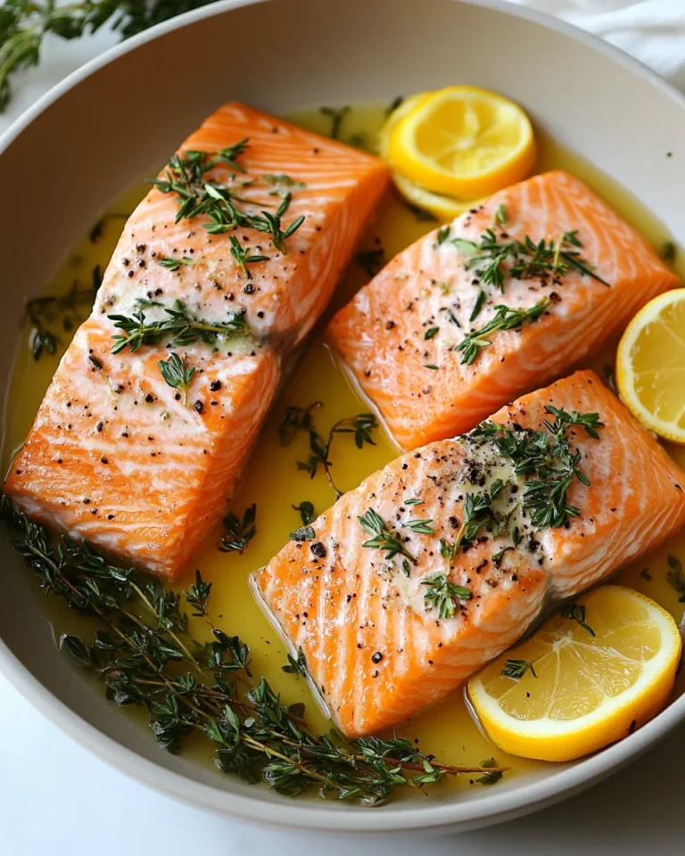 One-Pan Poached Salmon with Herbs for a Quick Weeknight Dinner