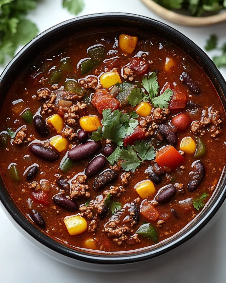 Easy One-Pot Chili Recipe for a Cozy Weeknight Dinner
