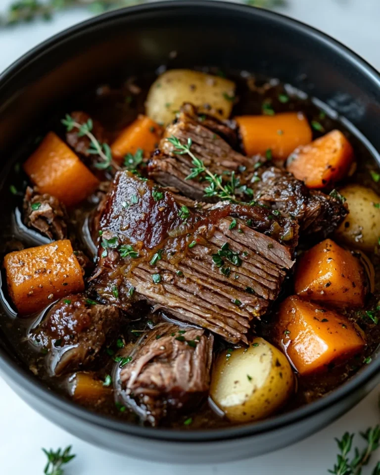 Slow Cooker Pot Roast: A Hearty Family Favorite for Cozy Dinners
