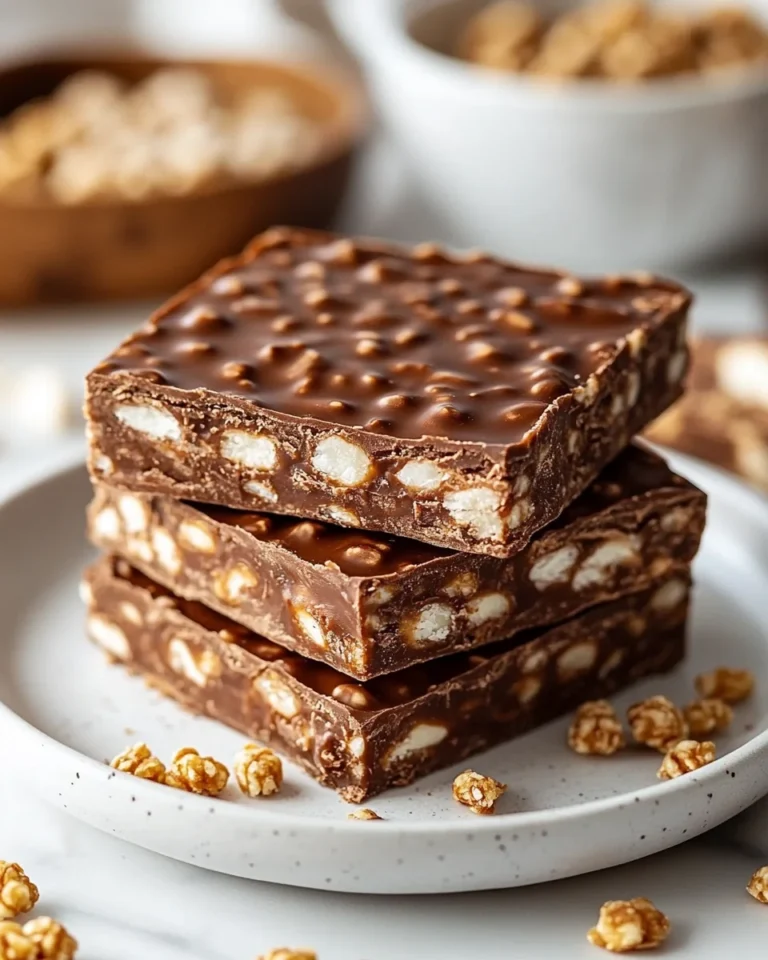 Easy No-Bake Chocolate Crunch Bars for a Family Favorite Treat