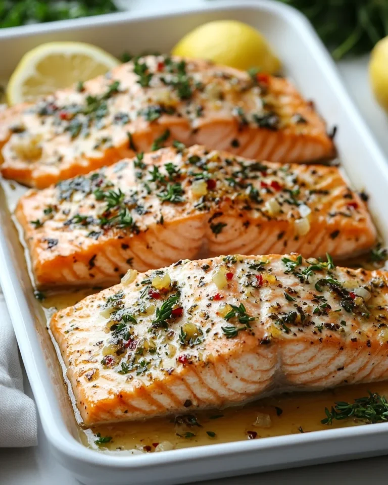 Easy Oven-Baked Lemon Garlic Salmon for a Flavor-Packed Weeknight Dinner