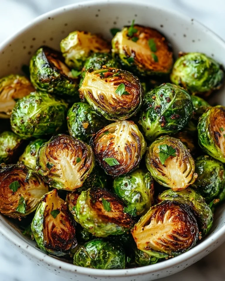 Easy Air Fryer Brussels Sprouts for a Flavor-Packed Weeknight Dinner