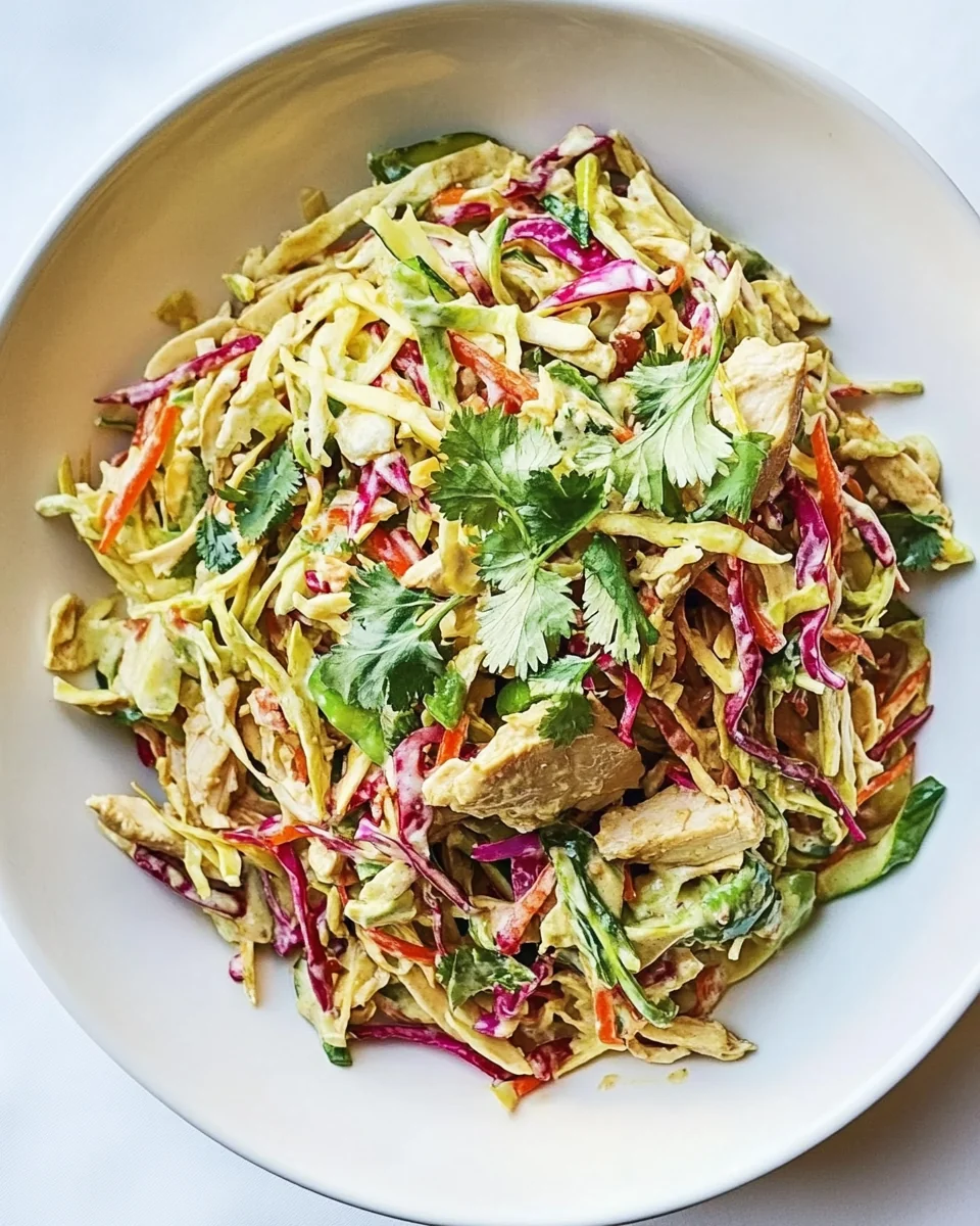 Simple Asian Chicken Slaw - additional image