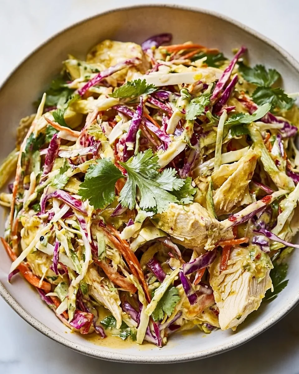 Simple Asian Chicken Slaw - additional image