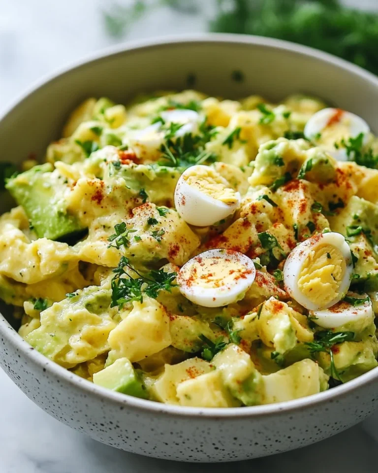 Creamy Avocado Egg Salad: A Quick One-Pot Weeknight Dinner