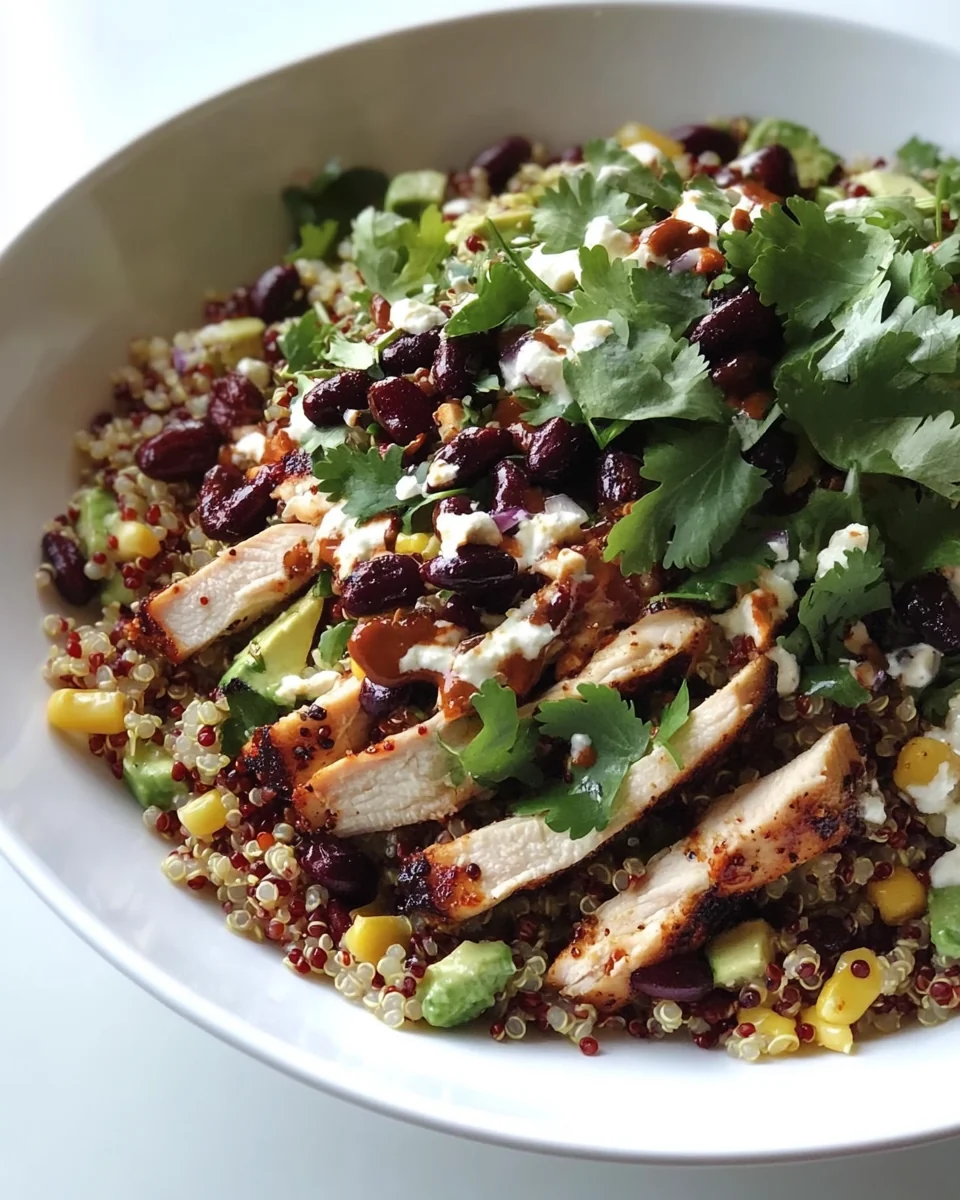 Healthy BBQ Chicken Quinoa Salad - additional image