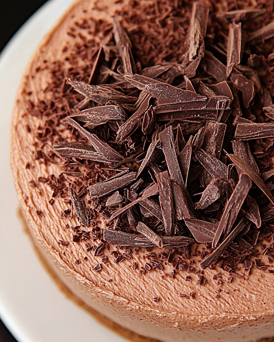 Decadent Homemade Chocolate Cheesecake - additional image