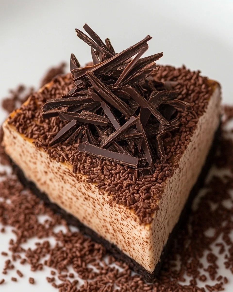 Decadent Homemade Chocolate Cheesecake - additional image