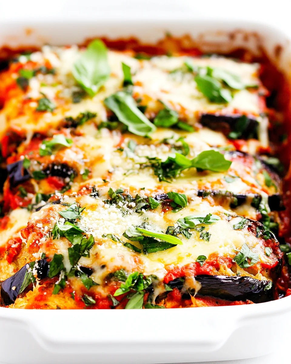 Homemade Classic Eggplant Parmesan - additional image