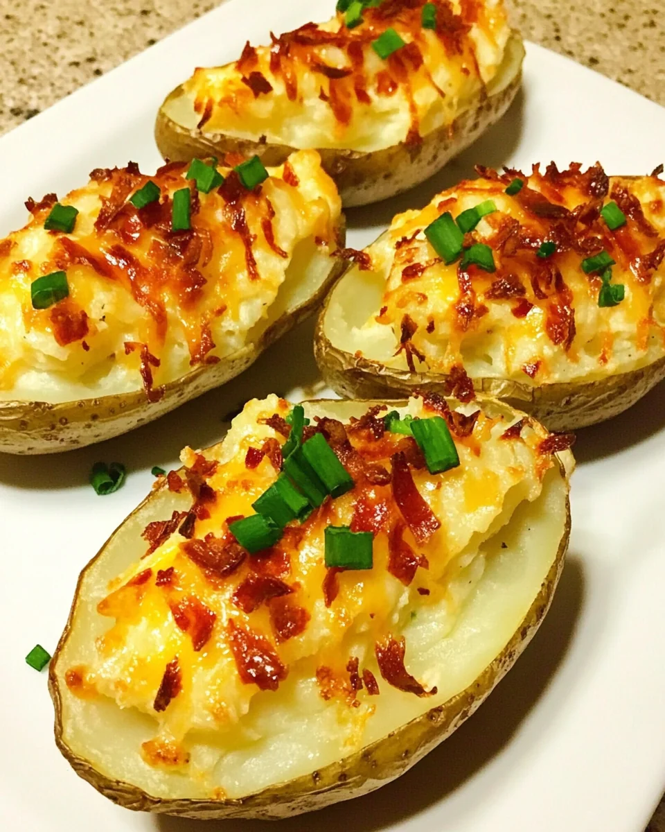 Delicious Blue Cheese Twice Baked Potatoes Recipe - additional image