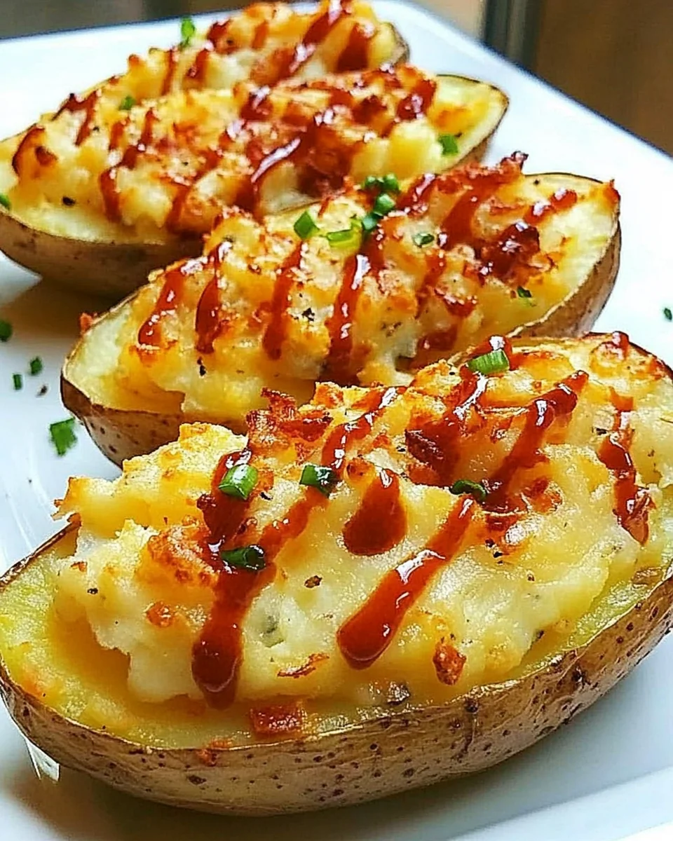 Delicious Blue Cheese Twice Baked Potatoes Recipe - additional image