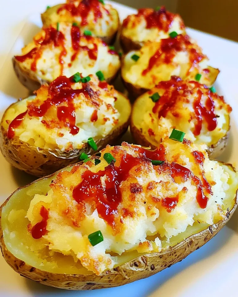Delicious Blue Cheese Twice Baked Potatoes Recipe