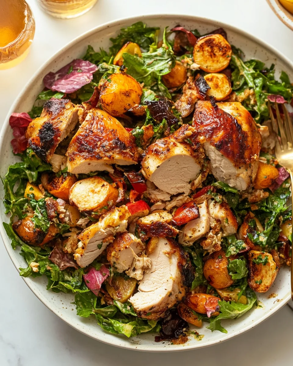 Roasted Chicken And Bread Salad For A Hearty Meal - additional image