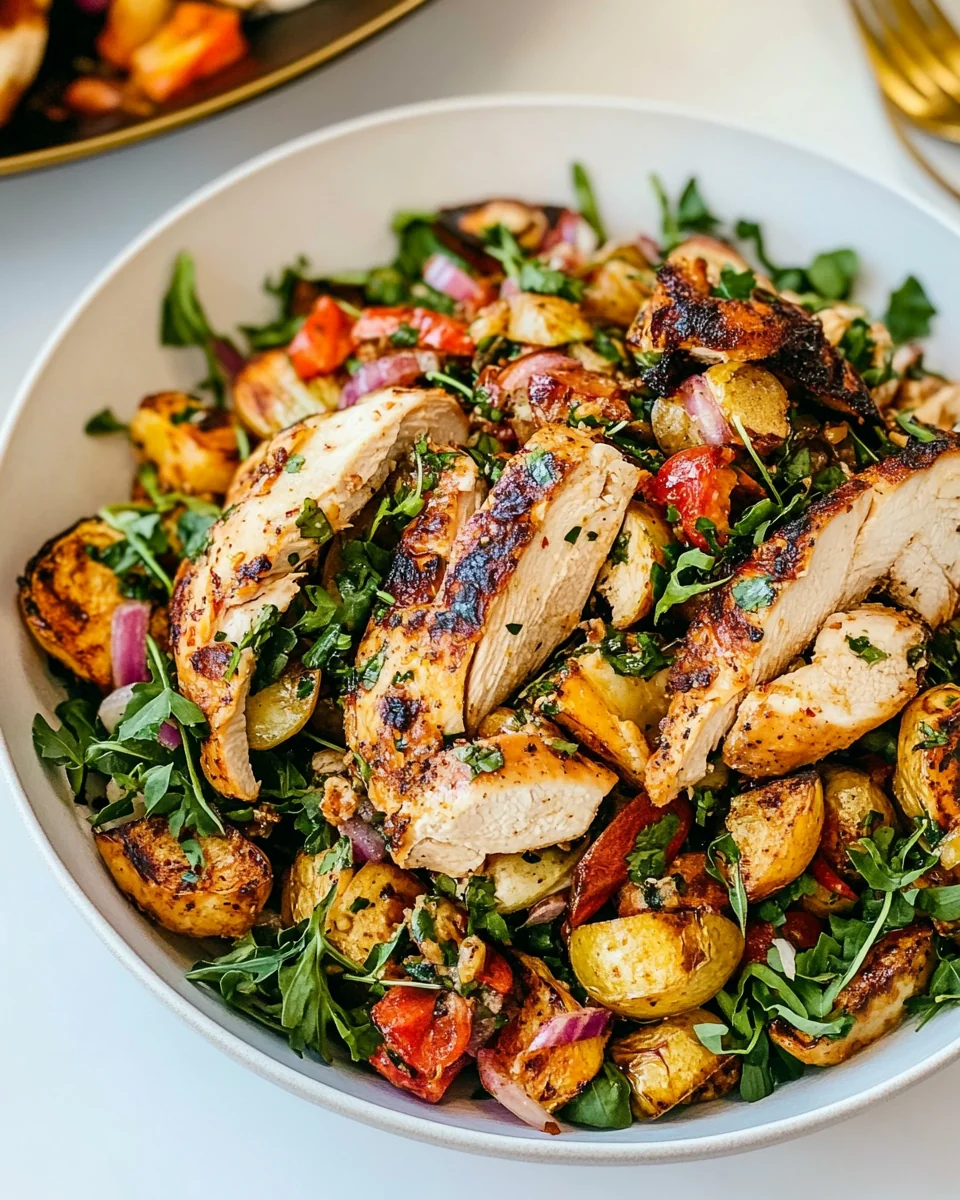 Roasted Chicken And Bread Salad For A Hearty Meal - additional image