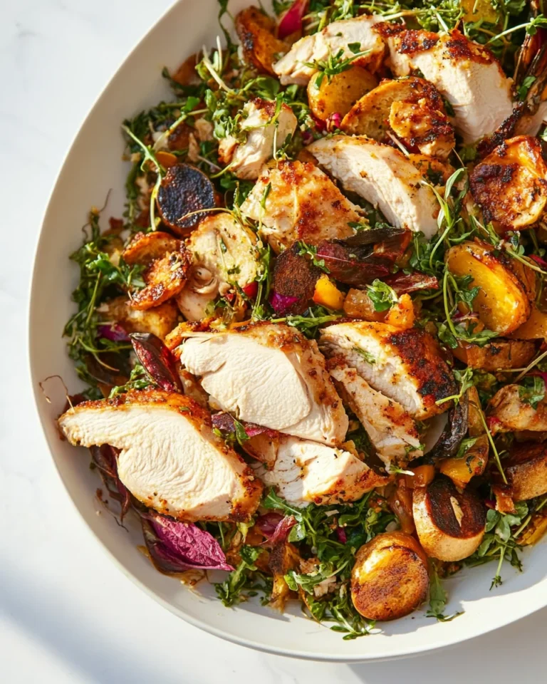 Roasted Chicken And Bread Salad For A Hearty Meal