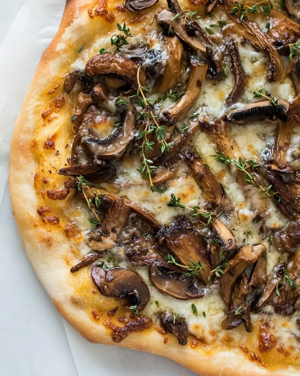 Savory Caramelized Wild Mushroom Pizza - additional image