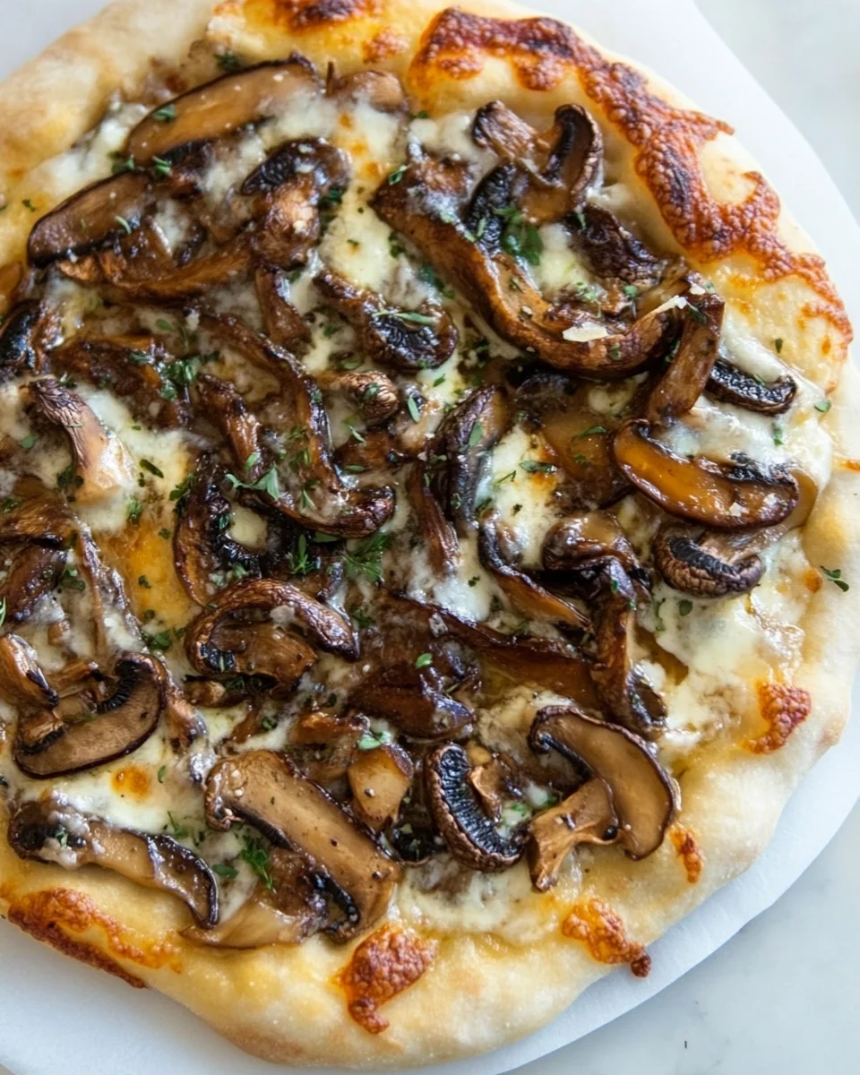 Savory Caramelized Wild Mushroom Pizza - additional image