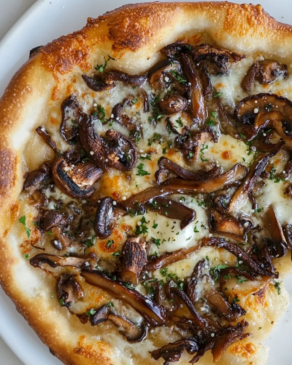 Savory Caramelized Wild Mushroom Pizza - additional image